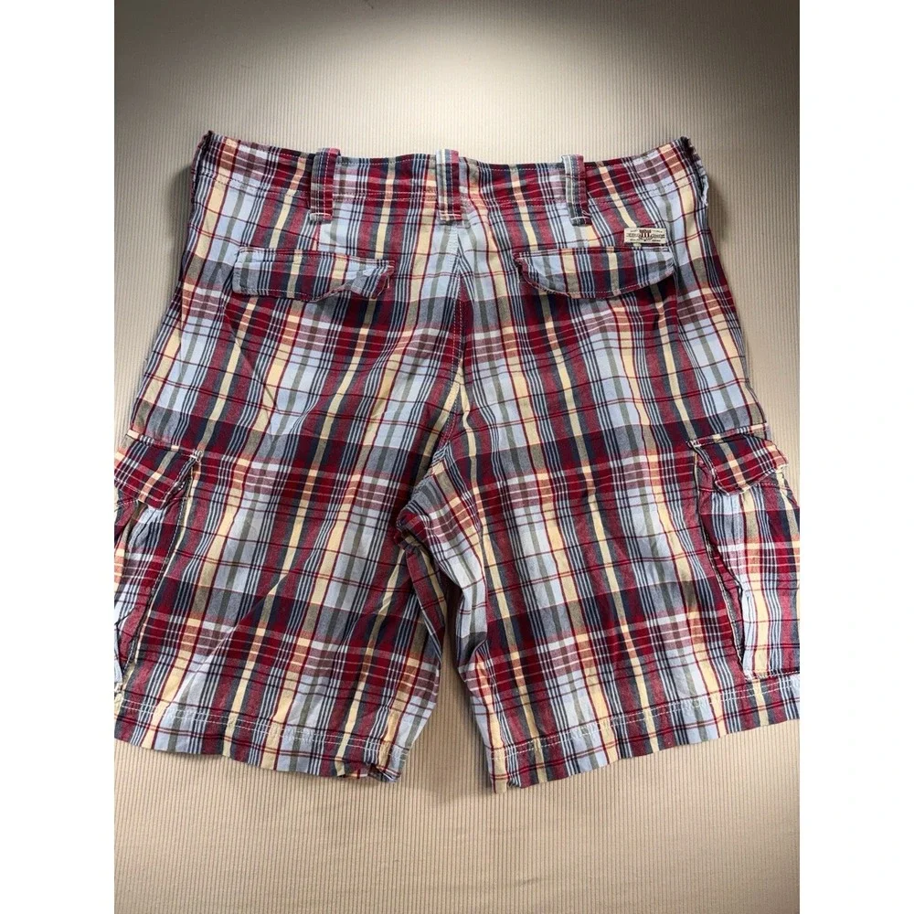 Polo Jeans Company Cargo Shorts Mens 38 Red Blue Yellow Green Madra Ralph Lauren